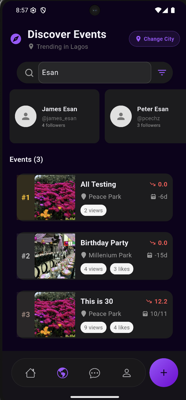Event Discovery